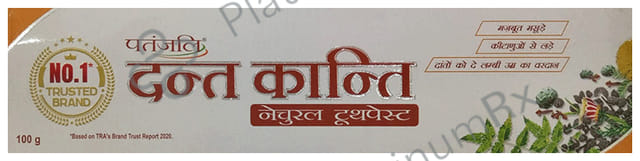 Patanjali Ayurveda Dant Kanti Natural Toothpaste 100gm