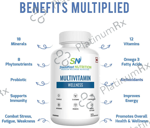 Steadfast Nutrition Multivitamin Wellness Soft Gelatin Capsule