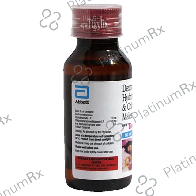New Tixylix 2/5mg Syrup 60ml