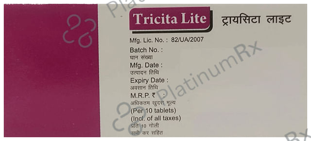 Tricita Lite 0.5/10mg Tablet 10s