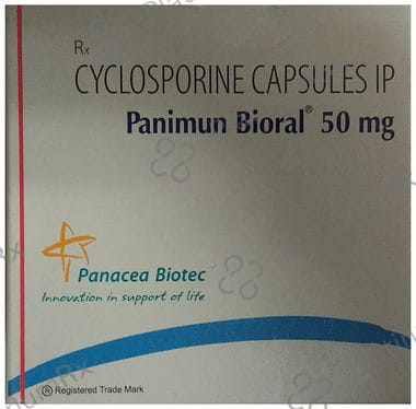 Panimun Bioral 50mg Capsule 6s