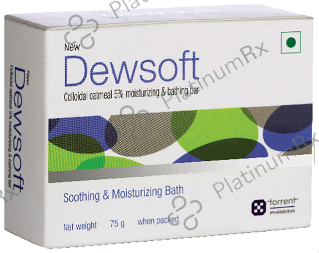 New Dewsoft Moisturising Bar 75gm