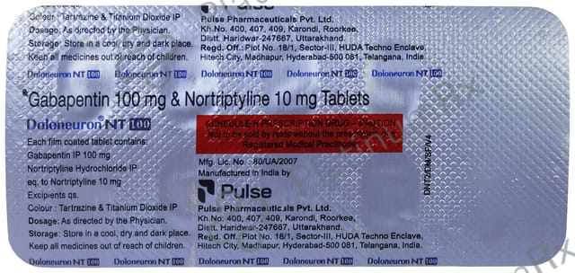 Doloneuron NT 100/10mg Tablet 10s