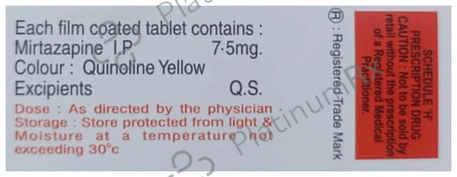 Mirzest 7.5mg Tablet