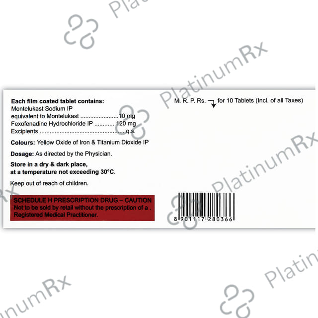 Fexigra M 10mg/120mg Tablet