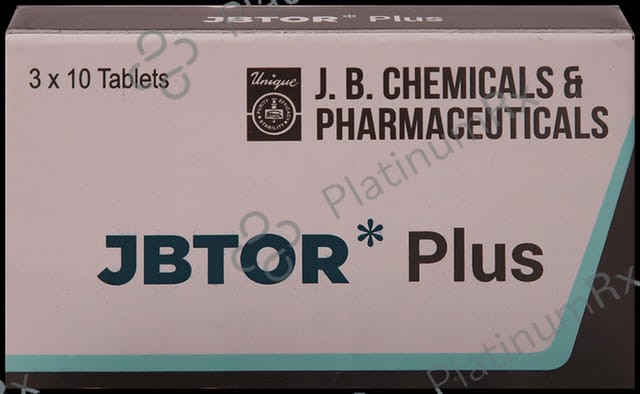Jbtor Plus 50/10mg Tablet 10s