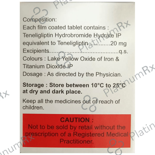 Tendia 20mg Tablet 15s