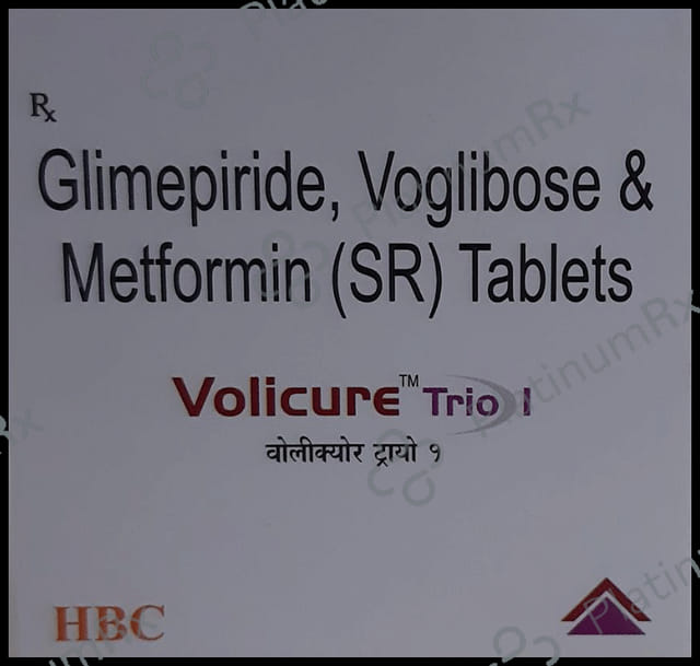 Volicure Trio 1/500/0.2mg Tablet 15s