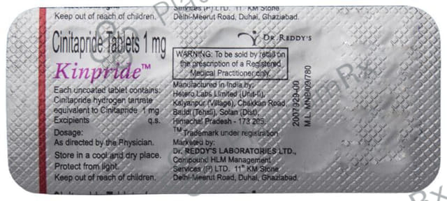 Kinpride 1mg Tablet 10s