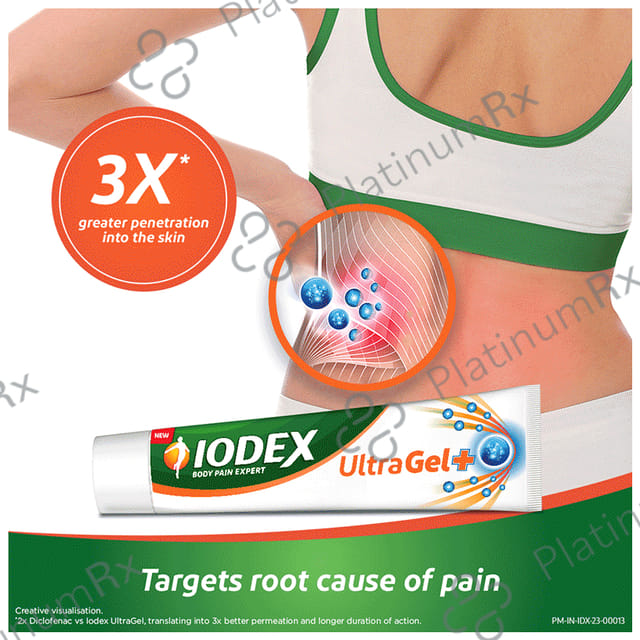 Iodex Ultra Gel+ 50gm