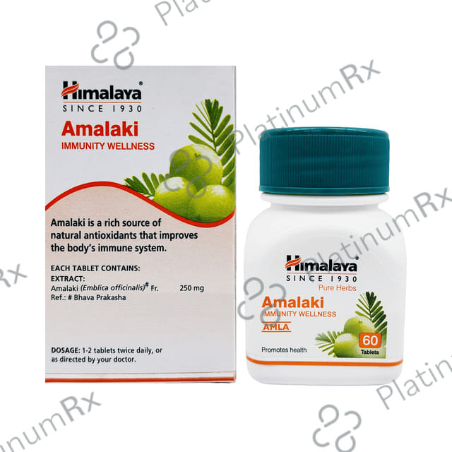 Himalaya Wellness Pure Herbs Amalaki Tablet Helps Build Immunity 60s