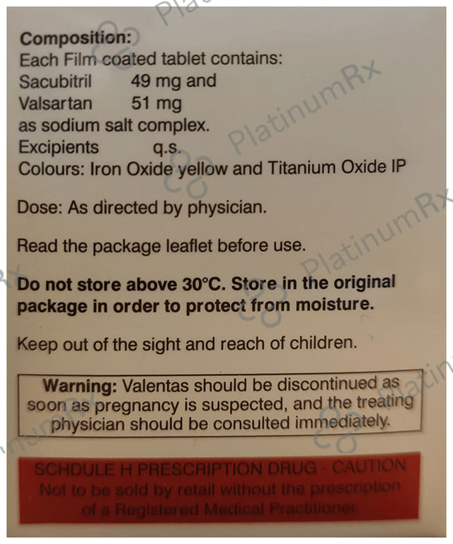 Valentas 100mg Tablet 10s