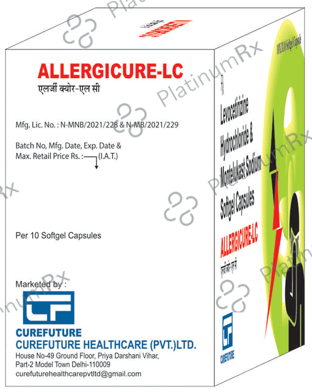 Allergicure LC 10/5mg Softgel Capsule 10s