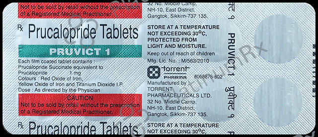 Pruvict 1mg Tablet 10s