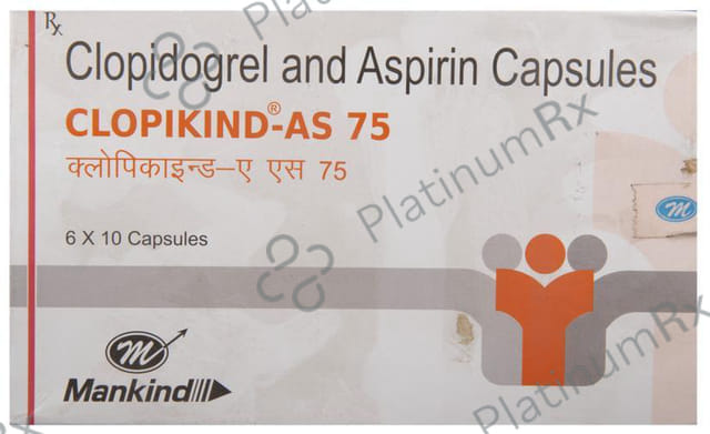 Clopikind AS 75/75mg Capsule 10s