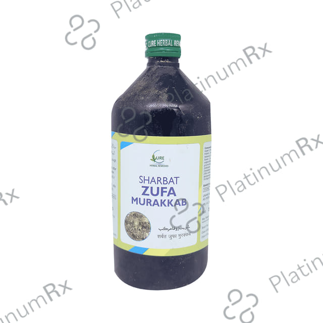 Cure Herbal Remedies Sharbat Zufa Murakkab 200 ml