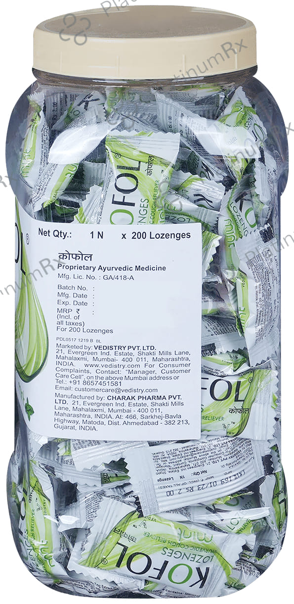Kofol Lozenges for Sore Throat Mint
