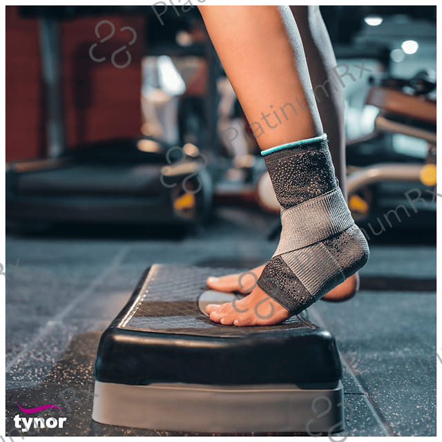 Tynor D 53 Ankle Binder Urbane Large Grey