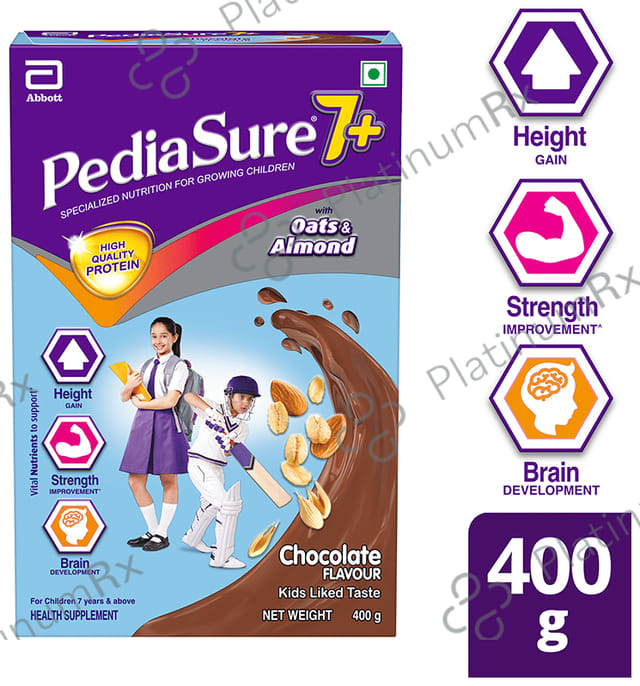PediaSure Powder for Growing Children Chocolate with Oats & Almond 400 gm