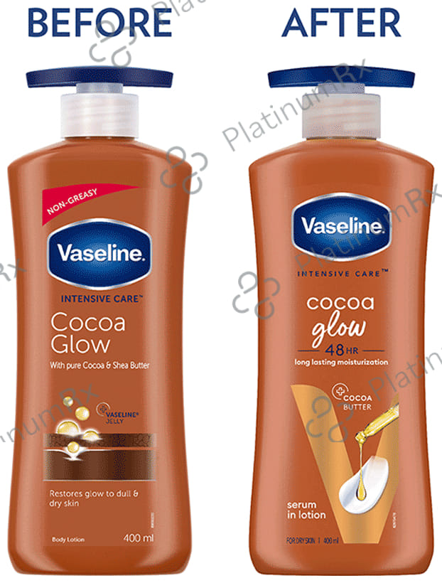 Vaseline Intensive Body Care Cocoa Glow Lotion 400 ml