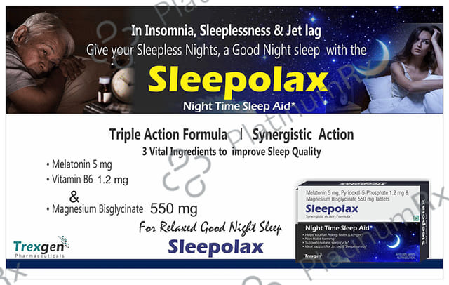 Trexgen Sleepolax Sleep Aid Tablet