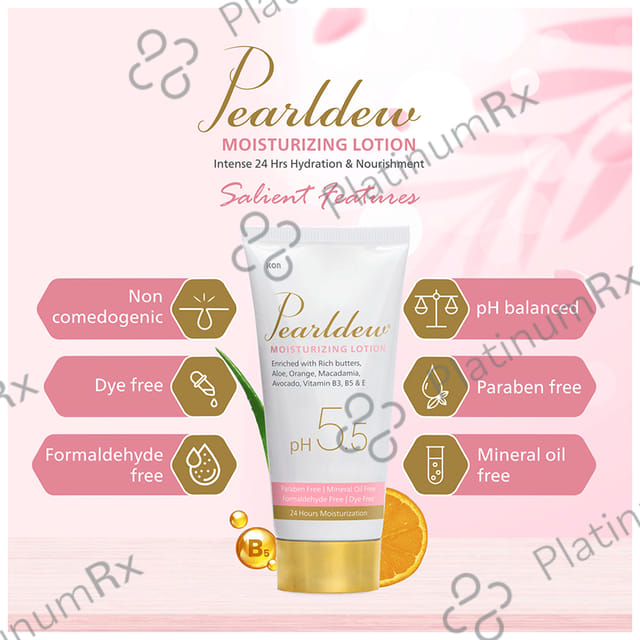 Pearldew Moisturizing Lotion PH5.5 (100ml Each) 3 Tubes