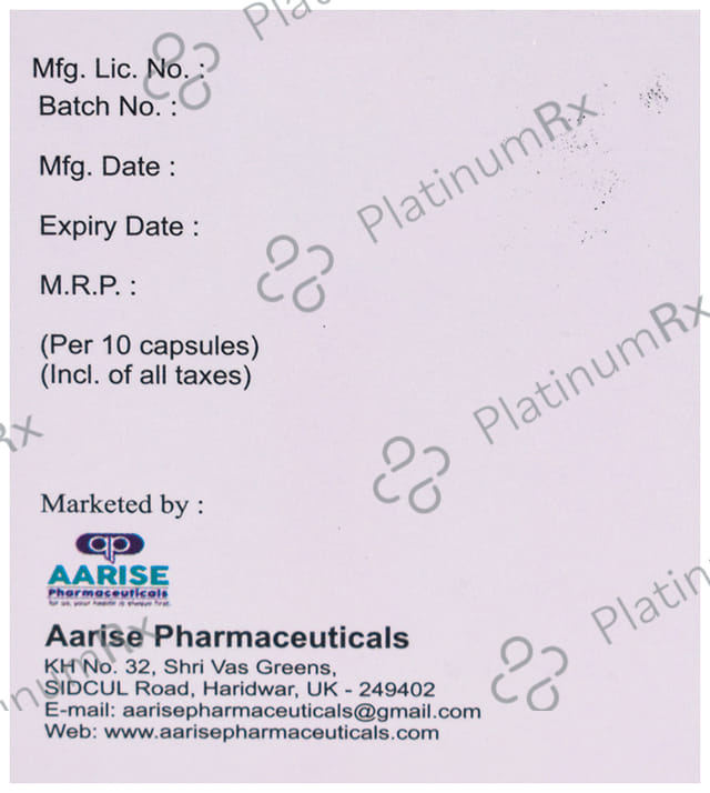 OD 10/10mg Aarise Capsule 10s