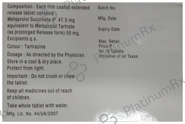 Tolol XR 50mg PR Tablet 10s