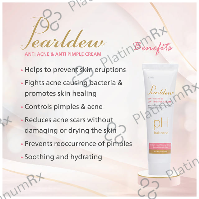 Pearldew Anti Acne & Anti Pimple Cream (25gm Each) 4 Tubes