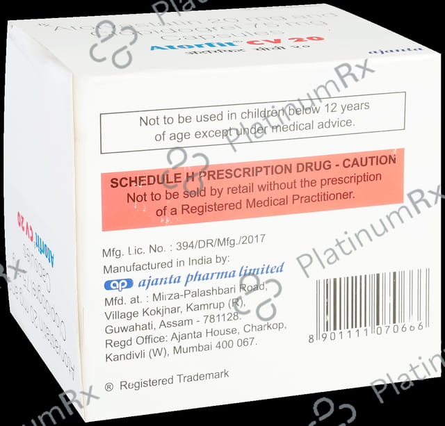 Atorfit CV 20/75mg Capsule 15s