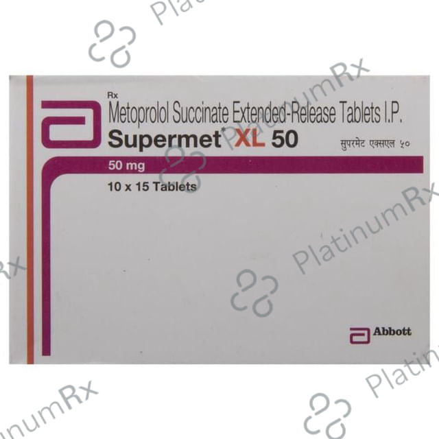 Supermet XL 50mg Tablet 15s