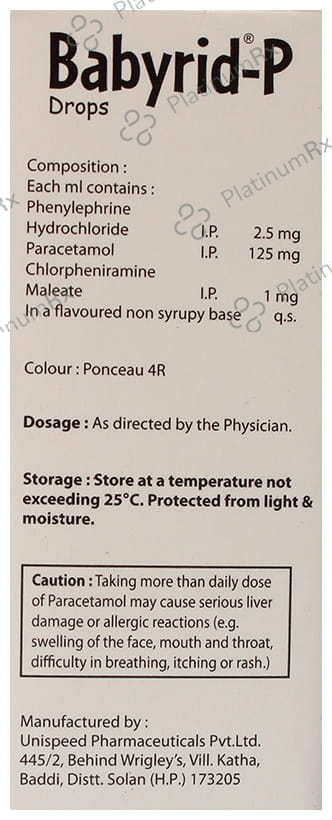 Babyrid P Oral Drop 15ml