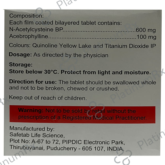 Quicnac AB 100/600mg Tablet 10s