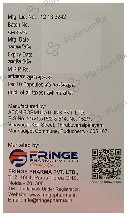 Sildogard D 0.5/8mg Capsule 10s