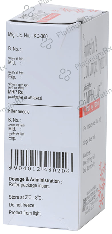 Ampholip 100mg Injection 1s