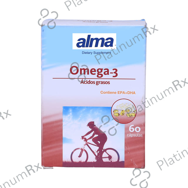 Alma Omega 3 Acidos Grasos Capsule 60s