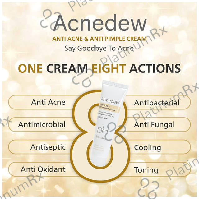 Acnedew PH Balanced Anti Acne & Anti Pimple Cream (25gm Each) 6 Tube