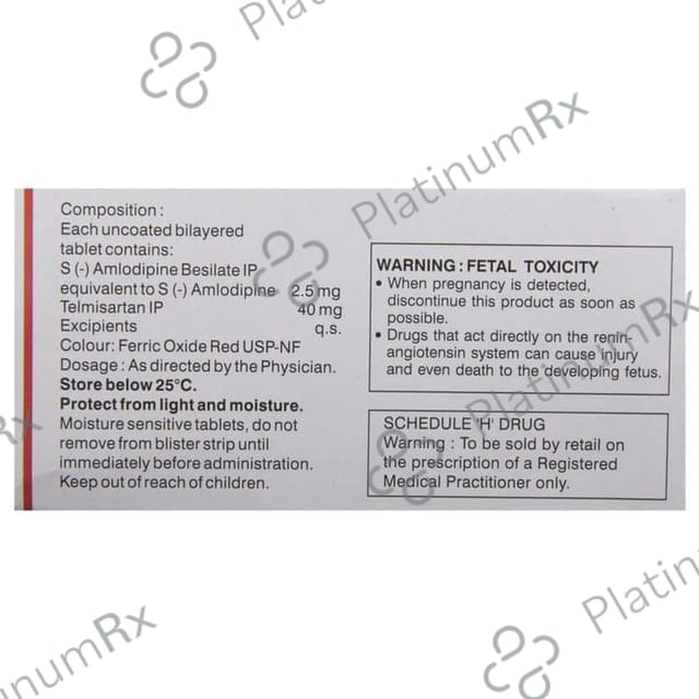 Asomex TM 2.5/40mg Tablet 15s