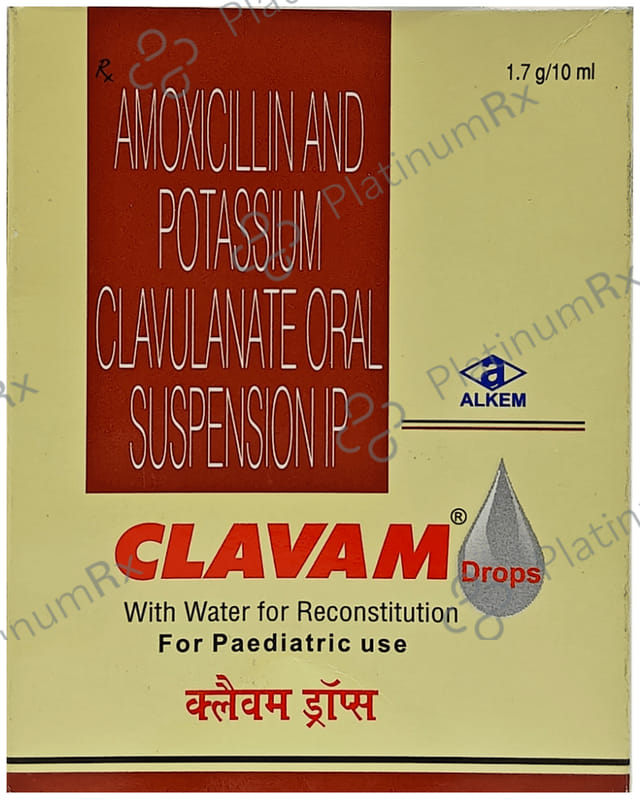 Clavam 80/11.4mg Oral Drops 10ml