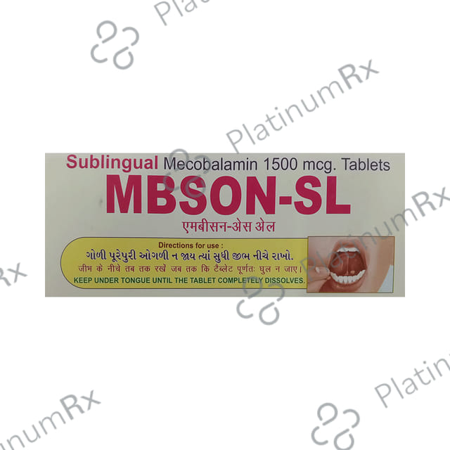 Mbson SL 1500mcg Tablet 10s