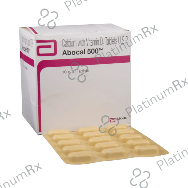 Abocal 500mg/500IU Tablet 15s