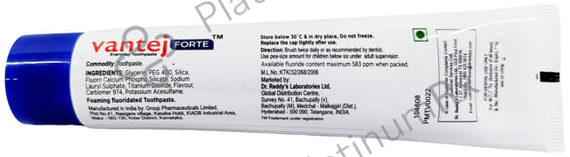 Vantej Forte Toothpaste 70gm