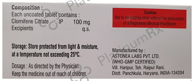 Clomiwell 100mg Tablet