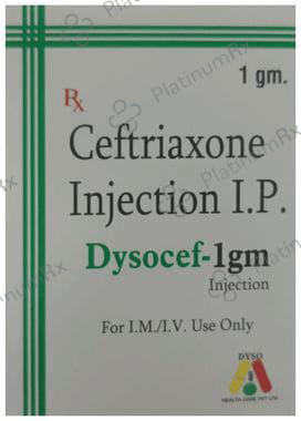 Dysocef 1 Gm Injection