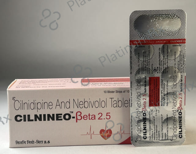 Cilnineo Beta 2.5/10mg Tablet 10s