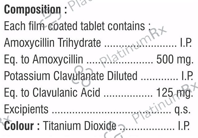 Ridsclav 500/125mg Tablet 10s