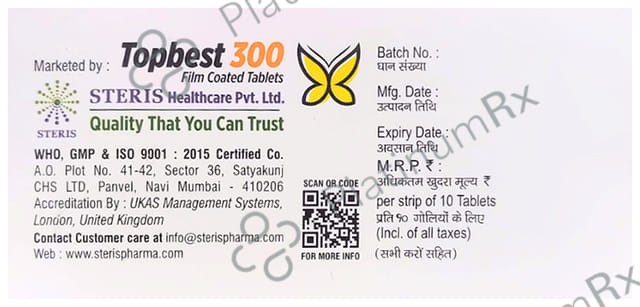 Topbest 300mg Tablet SR 10s