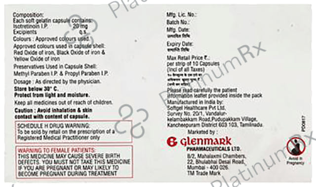 I Deriva 20mg Capsule 10s