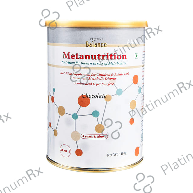 Pristine Balance Metanutrition AAMD 2 Powder (3 Years & Above) for Metabolism - Flavour Chocolate