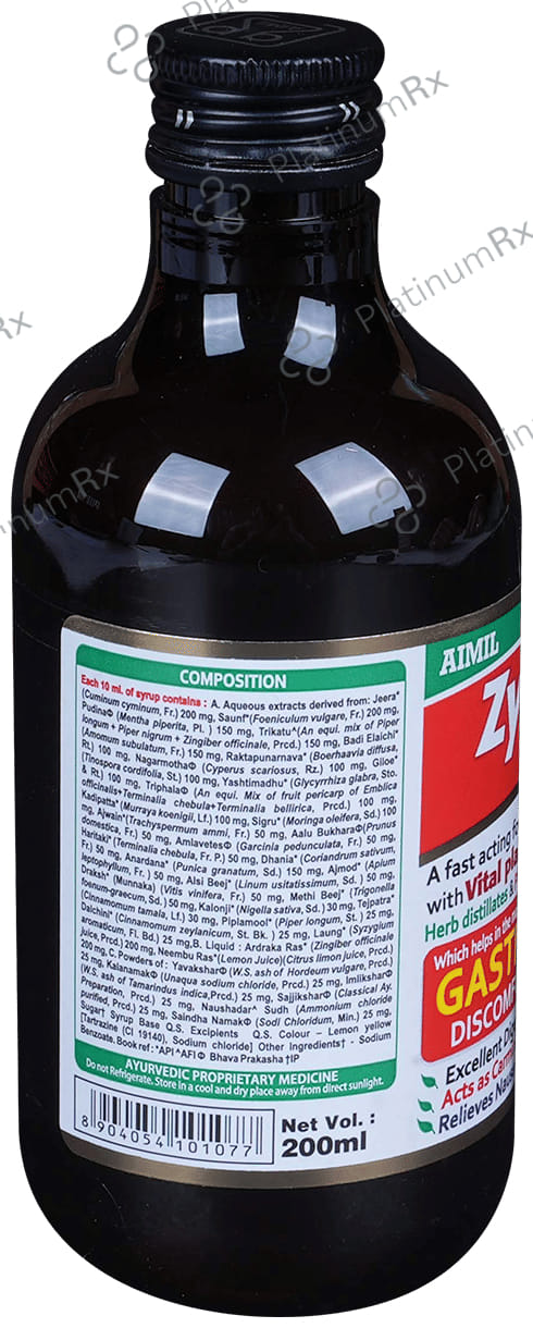 Aimil Zymnet Plus Syrup 200ml